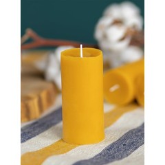 Candwax Pure Pillar 1.8X4 Inch Set Of 3-34.5 Hours Burning Handmade –