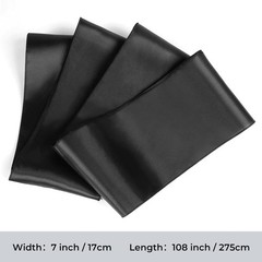 Chair Sashes 10 Pcs, Satin Ribbon Bows For Banquet Birthday Events, Black