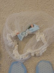 Vintage 1950’s Wedding Accessory Set Blue cute Photo Props