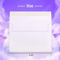 Outdoramic A4 Envelopes Self Seal 500 500 Pack (4.25 x 6.25 in), White