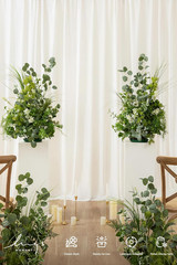 Elegant 2Pcs Free Standing Artificial Flower Arrangements for Weddings & Events