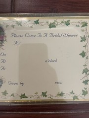 New Caspari Topiary Ivy Bridal Shower Invitations Invites Cards