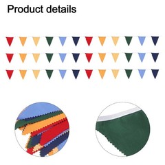Multicolor Fabric Banner 10M for Party For Birthday Wedding Decoration