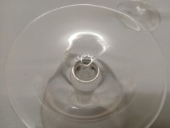Vintage Set of 2 Champagne Glasses Coupes France
