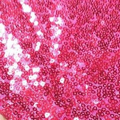 Hot Pink Glitter Sequin Tablecloth Wedding Engagement Reception Party Decoration
