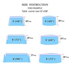 12×108-Inch Sequin Table Runner 1 Piece 12×108″ Pink Gold