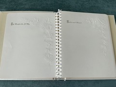 Vintage Hallmark White Our Wedding Keepsake Album Book Excellent New