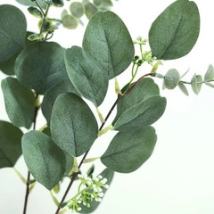 14 Green 12″ Artificial Eucalyptus LEAVES SPRAYS Stems Party Events Decorations