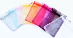 100 200 500 3×4 4×6 5×7 Organza Party Packing Wedding Favor Candy Gift Bags Deco