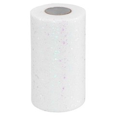 Tulle Fabric Rolls 6″ by 50 Yards Fabric Spool Tulle for DIY, Cream White