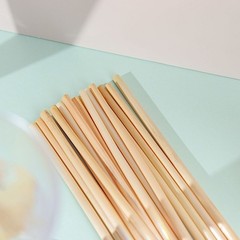 100 Natural 9″ Wheat Sustainable Drinking Straws Party Events Home Decorations