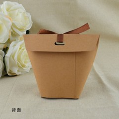 50/100PCS Kraft Paper Square Chocolate Candy Gift Boxes Wedding Party Favor Box