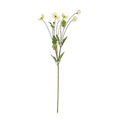 IVORY 2 Bushes 33″ Stem Silk Artificial Poppy FLOWER SPRAYS Party Decorations