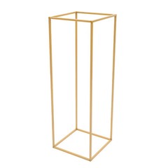 Gold Metal Flower Stand Rectangular Rack For Wedding Table Centerpieces Decor 🔥