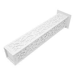 8Pcs Elegant White Flower Columns with LED Lights for Weddings & Events