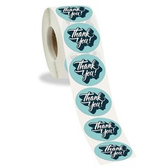 Thank You Stickers, 1.5″ Thank You Stickers Roll for Small Business, Ideal fo…
