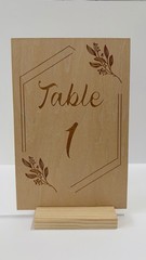 Table Top Wedding Numbers 1-20 Table Numbers Celebrations Wood