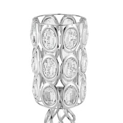 10PCS Silver Vases Wedding Centerpieces Flower Stand Table Decor Flower Vase