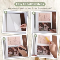 Valentine Day Gift for Couple,Love Story Magnetic Album Love Story-Dark Green