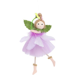 Easter Angel Ornament with Tulle Skirt for Walls Trees and Party Spaces