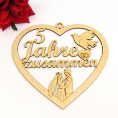 Jubiläum 30 Jahre zusammen Personalisiert mit Wunschnamen Hochzeitstag Holz
