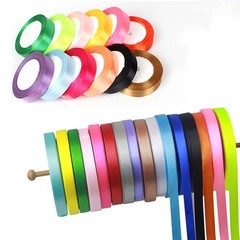 22 Metres Roll 10mm Width Ribbon Premium Sided Satin Ribbon Gift Wrap Decoration