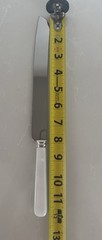 Vintage Sheffield England Cake Knife & Server Set White Pearl Handle Wedding