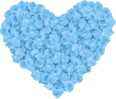 1000 Pcs Artificial Silk Rose Petals Decoration Wedding Party Color Sapphire Blu