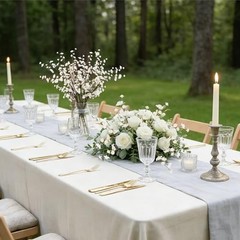 Babys Breath Artificial Flowers,10PCS Realistic Fake Gypsophila Flowers White