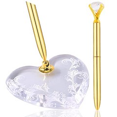 MiDube Acrylic Holder Set – Wedding Bridal Signing Pen & Acrylic Holder