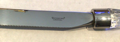 Waterford Crystal & Stainless Steel Serrated Knife, Wedding Cake Knife Excellent