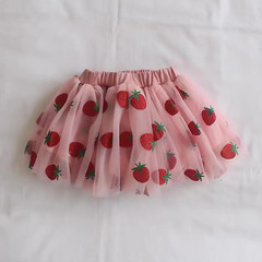 6 Inch X 10 Yards (30 Feet) Shiny Strawberry Tulle Rolls Mesh Shiny Fabric Ribbo