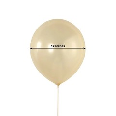 50 CREAM 12″ Biodegradable Latex Matte Pastel Balloons Party Wedding Decorations