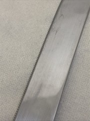 Vintage 1970s Bridalane Stainless Steel Serrated Pie/Cake Knife Sterling Handle