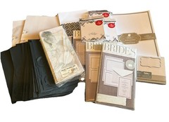 Wedding Black White Brides Party Invitation Envelopes Place Cards Accessories