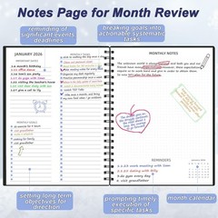 2026-2027 Monthly Planner (7.4» x 9.6»), 18 Months Calendar Planner from Ja…
