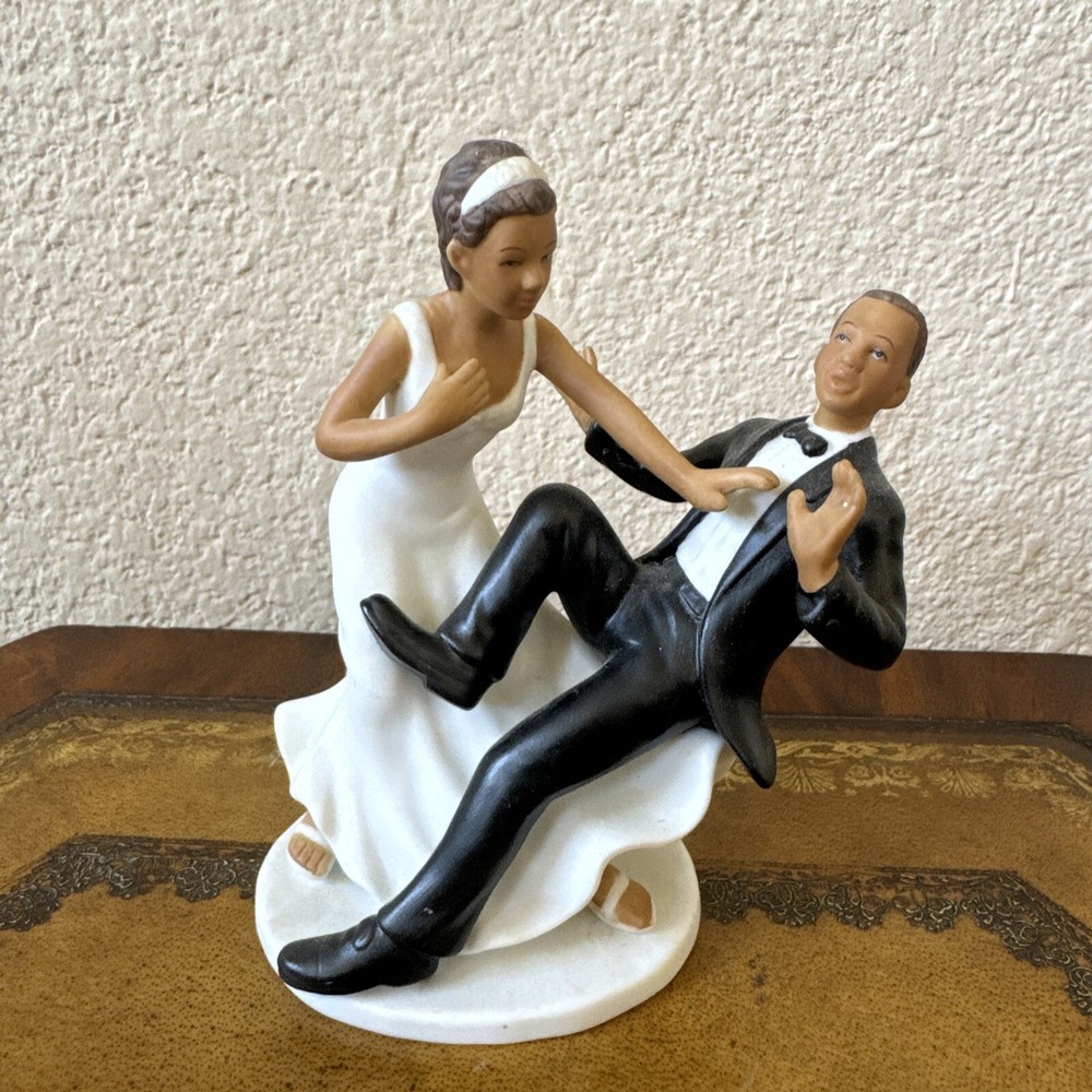 Wedding cake topper Weddingstar Bride Groom African America Couple