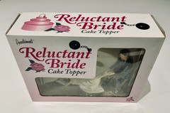 Accoutrements Reluctant Bride Wedding Cake Topper Ball and Chain Funny Vintage