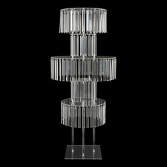 110cm 5-Tier Flower Stand Crystal Flower Stand Weddings Decoration Flowers Stand