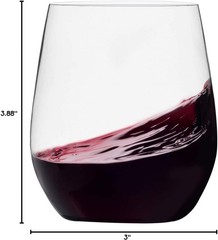 Munfix Plastic Stemless Wine Glasses 48 Pack, Disposable 12 Oz Clear Plastic …