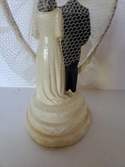 Vintage 1947 Coast Novelty Wedding Cake Topper Bride & Groom