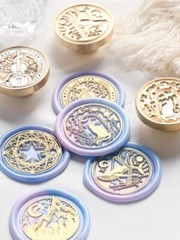 3cm Vintage Dreamcatcher Wax Seal Stamp Brass Head Replacement, Gold