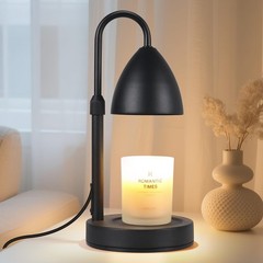 Candle Warmer Lamp with Timer Dimmable, 13 inches, Black