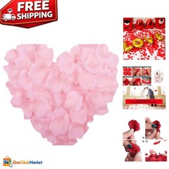 1000 Count Light Pink Artificial Rose Petals – Reusable Wedding Accents