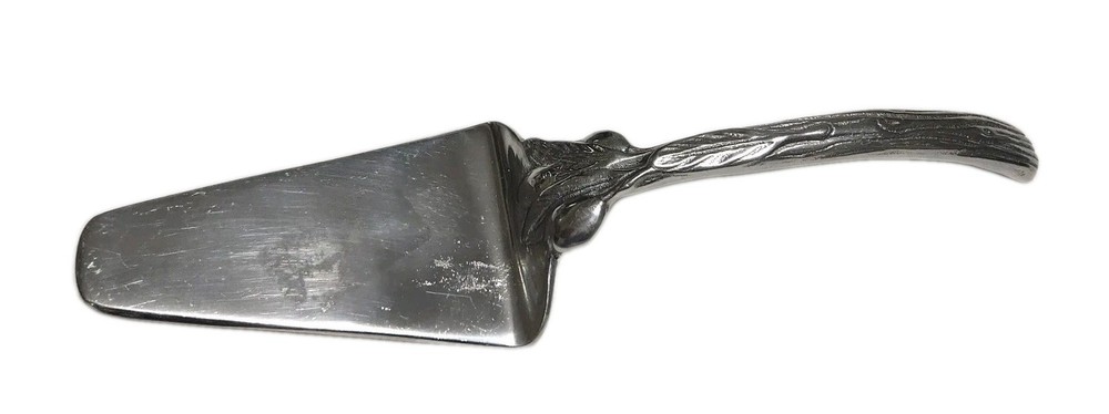 Arthur Court Olive Pattern Pie Cake Lasagna Server Sand Casted In Aluminum