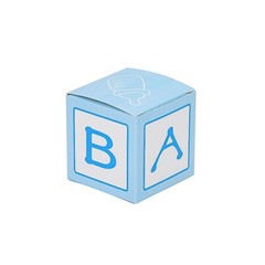 25 BLUE 2″ CUBE Baby Shower Party FAVOR BOXES Party Events Decorations Supplies