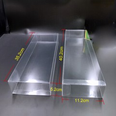 10PCS PVC Boxes Wedding Party Favour Gift Display Storage Box Clear Plastic Cube