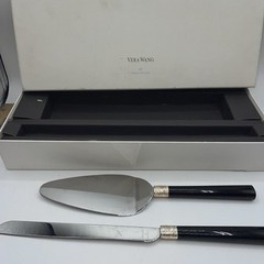 Vera Wang by Wedgwood «With Love» Cake Knife & Server Great Wedding Gift Black