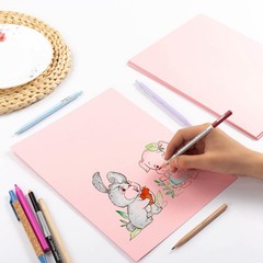30 sheets Cardstock Paper 8 1/2 x 11 Inches for Crafts 8.5 x 11 inches, Pink