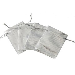 50pcs Gold Gift Drawstring Bags Pouches For Jewelry Organizers Candy Package